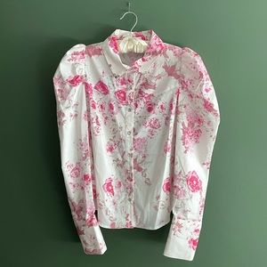 For Love & Lemons Saratoga Floral Blouse
